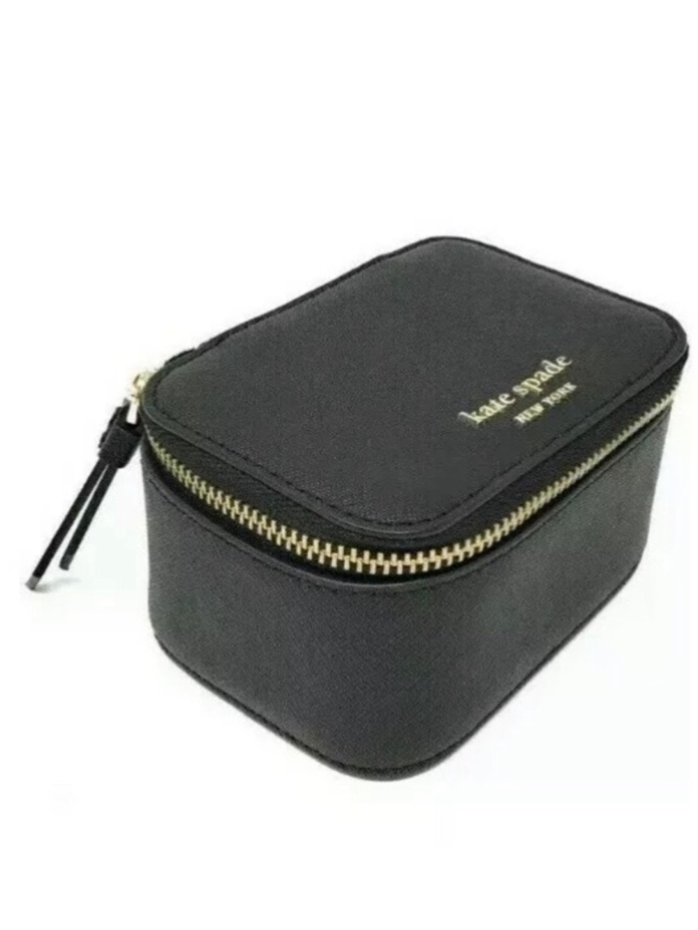 Kate Spade Cameron Jewelry Case Black Leather